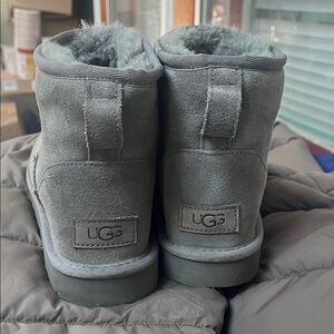 UGG Charcoal Suede Ankle Boots